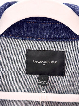 Banana Republic jean coat, L