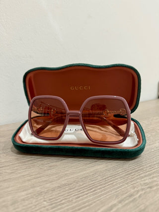 Gucci XK 402 AWVN square frame, brown lwns