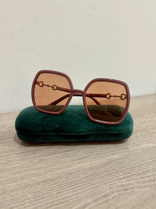 Gucci XK 402 AWVN square frame, brown lwns