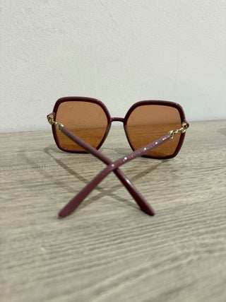 Gucci XK 402 AWVN square frame, brown lwns