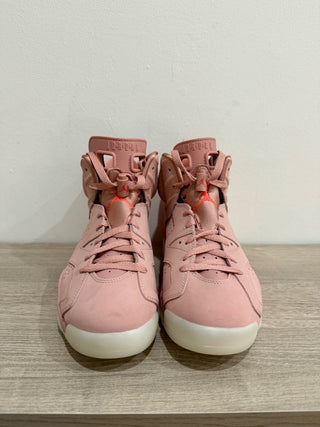 Nike Air Jordan X Aleali May 6 Retro Leather Sneaker Millennial Pink Women's 8.5