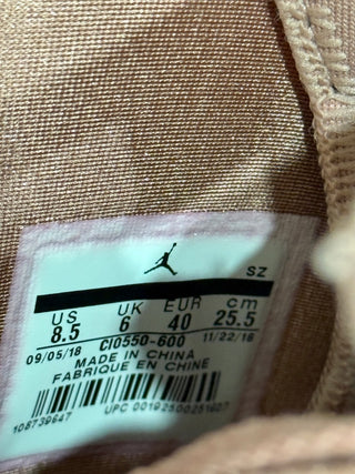 Nike Air Jordan X Aleali May 6 Retro Leather Sneaker Millennial Pink Women's 8.5