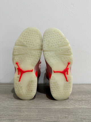 Nike Air Jordan X Aleali May 6 Retro Leather Sneaker Millennial Pink Women's 8.5