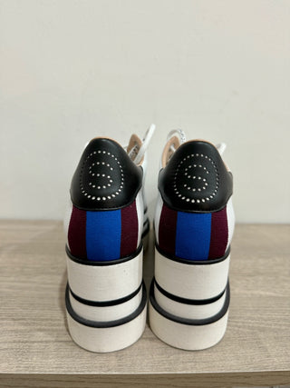 Stella McCartney Sneak-Elyse Platform Sneaker Loafers Shoes White Women's EU 40