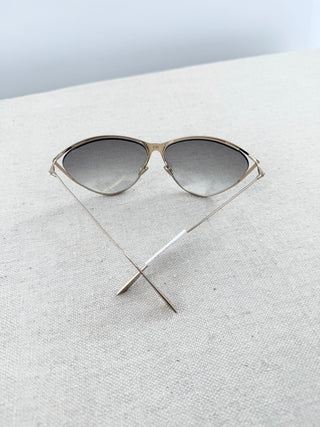 Dior metal cat eye sunglasses motard