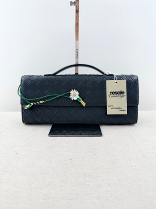Bottega Veneta andiamo flower clutch bag