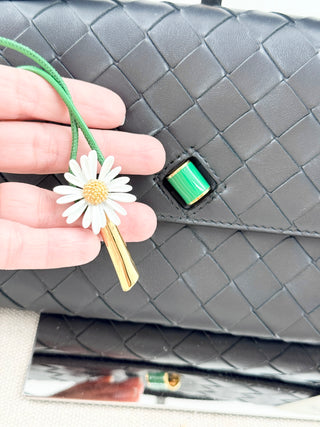 Bottega Veneta andiamo flower clutch bag