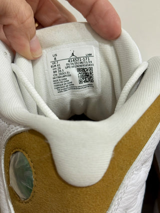 Nike Air Jordans Defining Moments Basketball Sneakers White/Wheat-White Men's 8