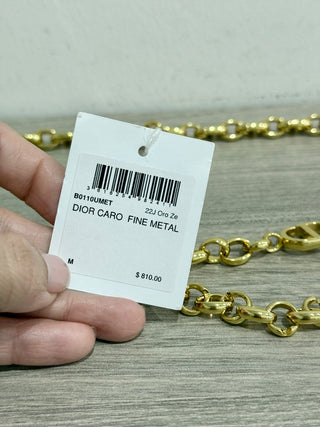 Dior caro fine metal belt