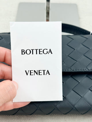 Bottega Veneta andiamo flower clutch bag