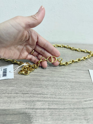 Dior caro fine metal belt