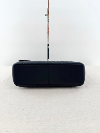 Chanel classic single flap jumbo bag caviar leather, jumbo