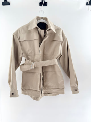 Wardrobe NYC drill parka jacket, XXS
