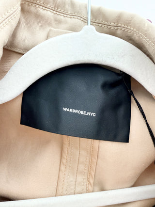Wardrobe NYC drill parka jacket, XXS