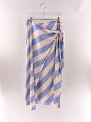 Dress To diagonal stripes set to and skirt, M