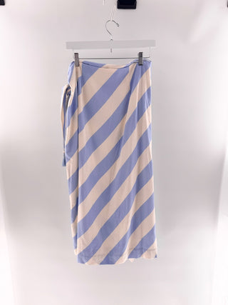 Dress To diagonal stripes set to and skirt, M