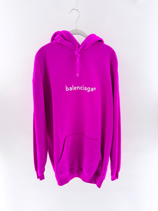 Balenciaga Copyright Logo Hoodie, M