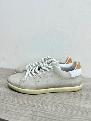 Tod's Suede Perforated T Low Top Comfort Sneakers Light Gray Men's Size US 6.5