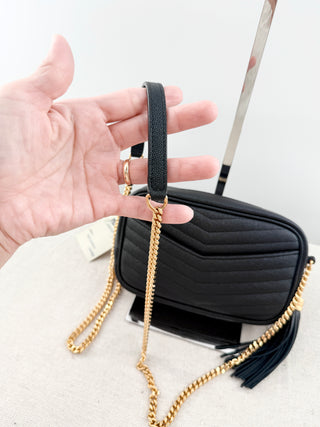 Saint Laurent lou camera leather bag