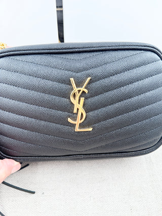 Saint Laurent lou camera leather bag