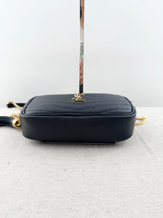 Saint Laurent lou camera leather bag