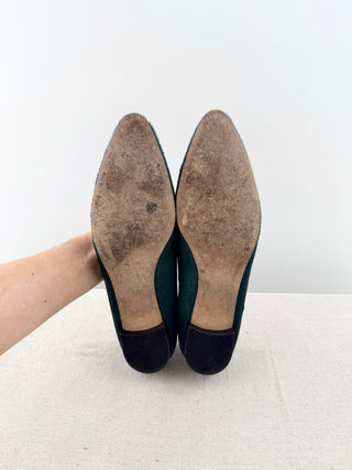 Manolo Blahnik pony hair loafers, 40