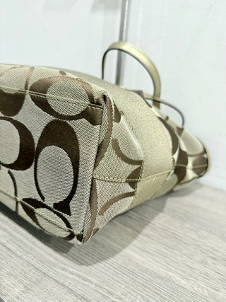 Coach signature tote bag medium monogram