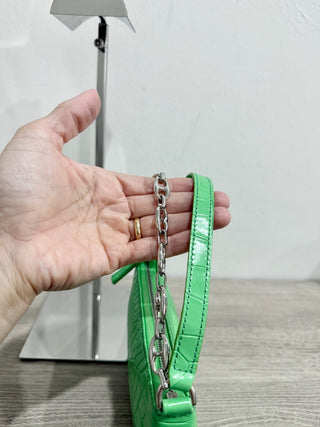 By Far mini rachel textured leather bag