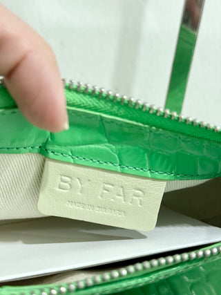 By Far mini rachel textured leather bag