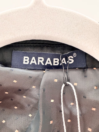 Barabas Reversible Sequin Peak Lapel Tuxedo Jacket Gold Black Men's Size 48 R