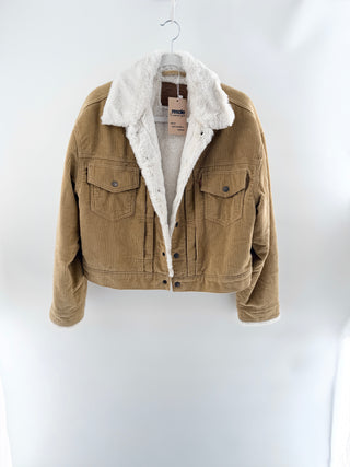 Levi's shearling lined corduroy jacket, M
