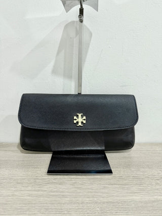 Tory Burch large leather clutch bag