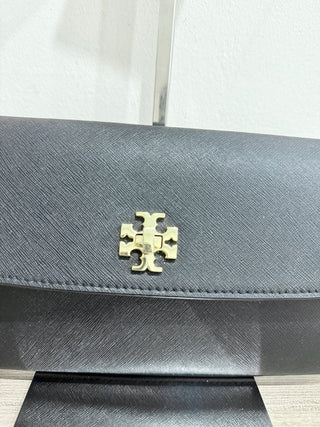 Tory Burch large leather clutch bag