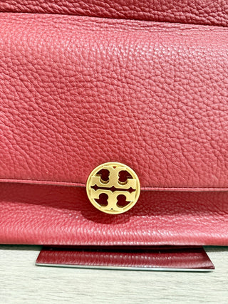 Tory Burch leather chelsea flap bag