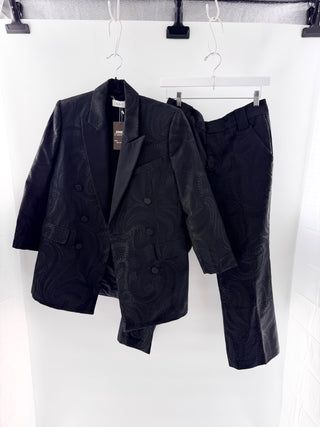 A.L.C. Declan Double Breasted Blazer with Pants Suit, Blazer - 4 / Pants - 6