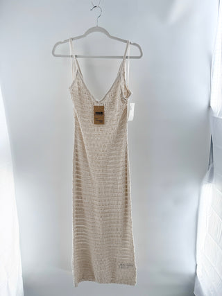 Abercrombie & Fitch crochet cover up long dress, M