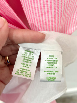 Lilly Pulitzer pink/white mini dress, 6