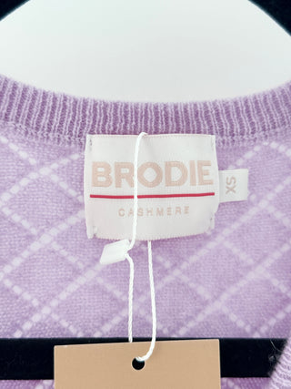 Brodie V neck ombre cashmere sweater, XS - oversized