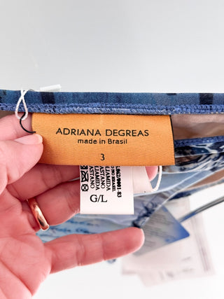 Adriana Degreas Bahia Print Triangle Bikini, L
