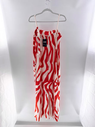 Diana Buelvas Zebra Print Maxi Dress, S