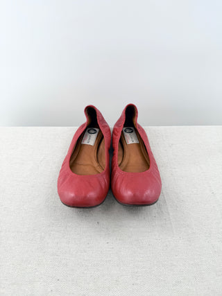 Lanvin leather flats, 37