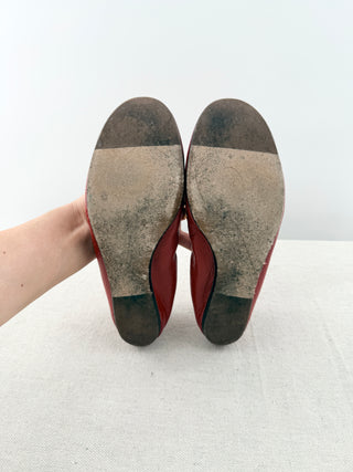 Lanvin leather flats, 37