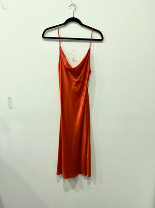 Jennifer Hope 100% spaghetti strap midi dress, M