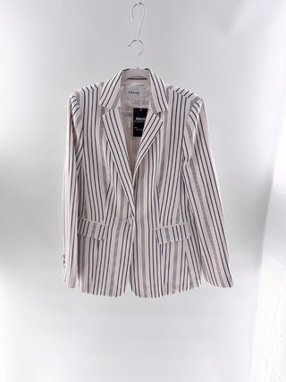 FRAME Striped Blazer, 8