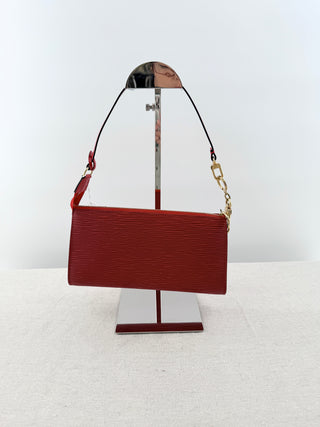Louis Vuitton epi leather pochette accessories bag