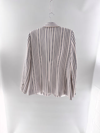FRAME Striped Blazer, 8