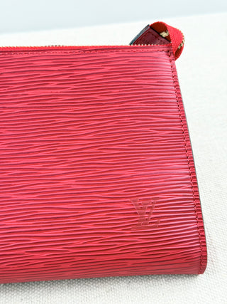 Louis Vuitton epi leather pochette accessories bag