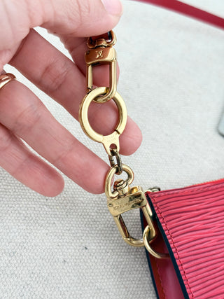 Louis Vuitton epi leather pochette accessories bag