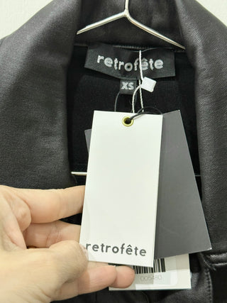 Retrofete ada faux leather jacket, XS