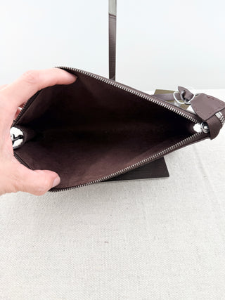 Louis Vuitton epi leather pochette accessories bag